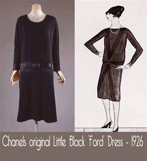 coco chanel little black dress 1926|chanel little black dress original.